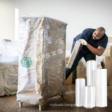Alps lldpe Clear Stretch Film Jumbo Roll Factory China Wrap 15 Micron lldpe Stretch Wrap Film